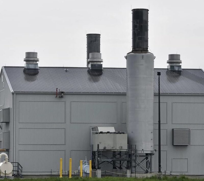 Enbridge Storage Facility building which was designed and engineered to withstand an interior explosion.